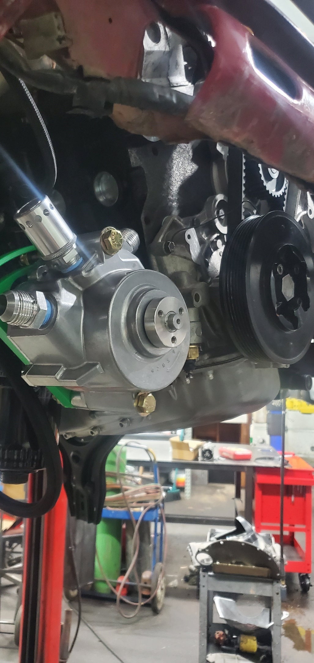 Vacuum Pump Bracket - Left Side