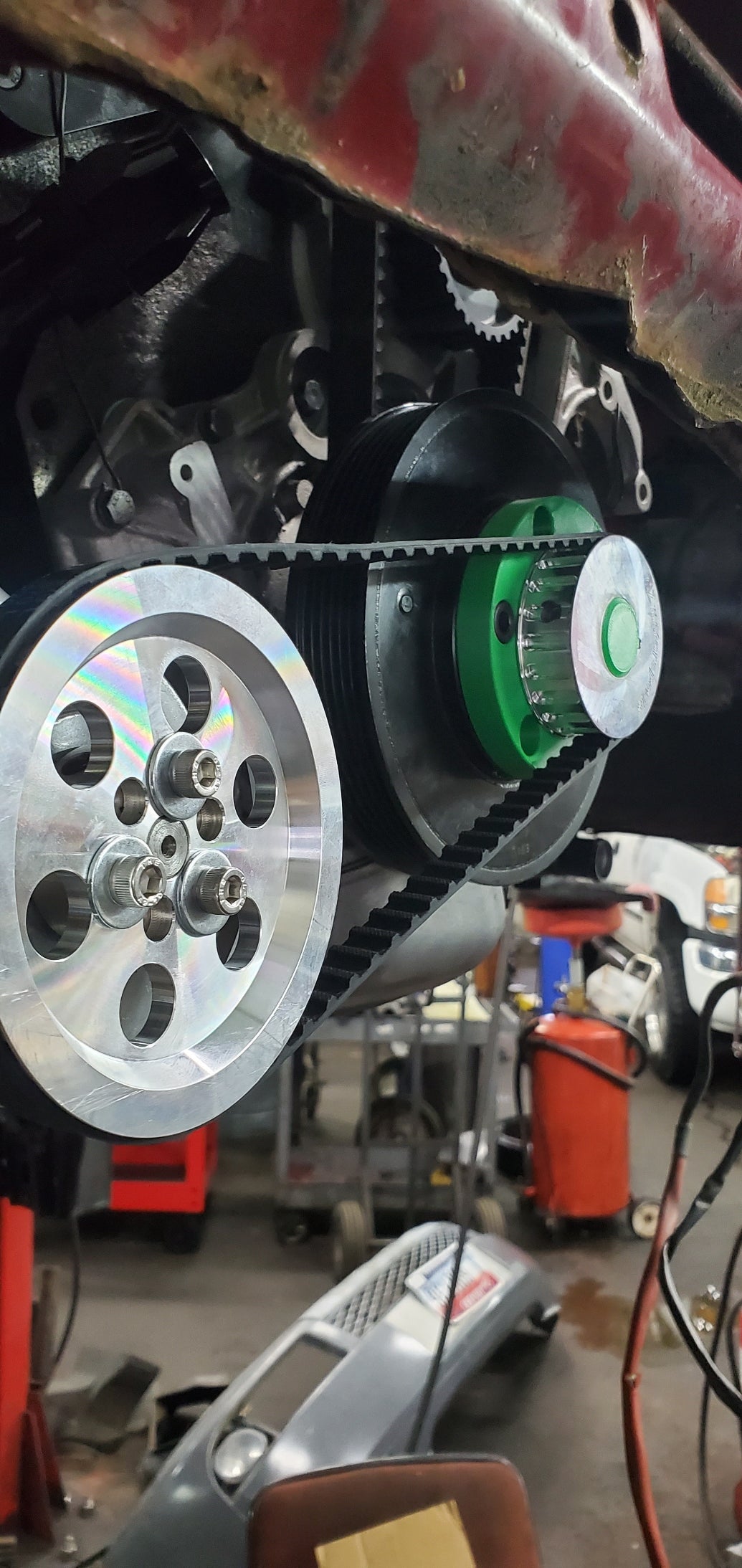 Vacuum Pump Bracket - Left Side