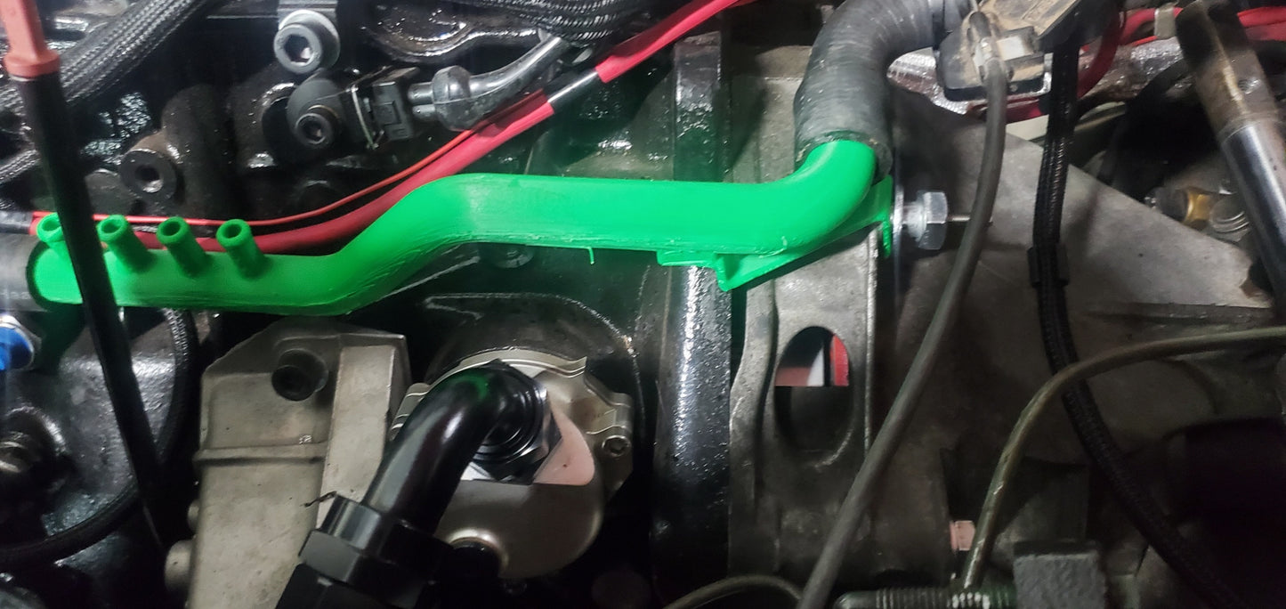 Audi Small Chassis Heater Pipe with Return Ports for Coolant Mod