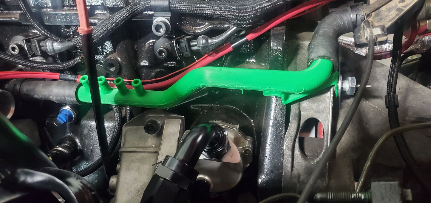 Audi Small Chassis Heater Pipe with Return Ports for Coolant Mod