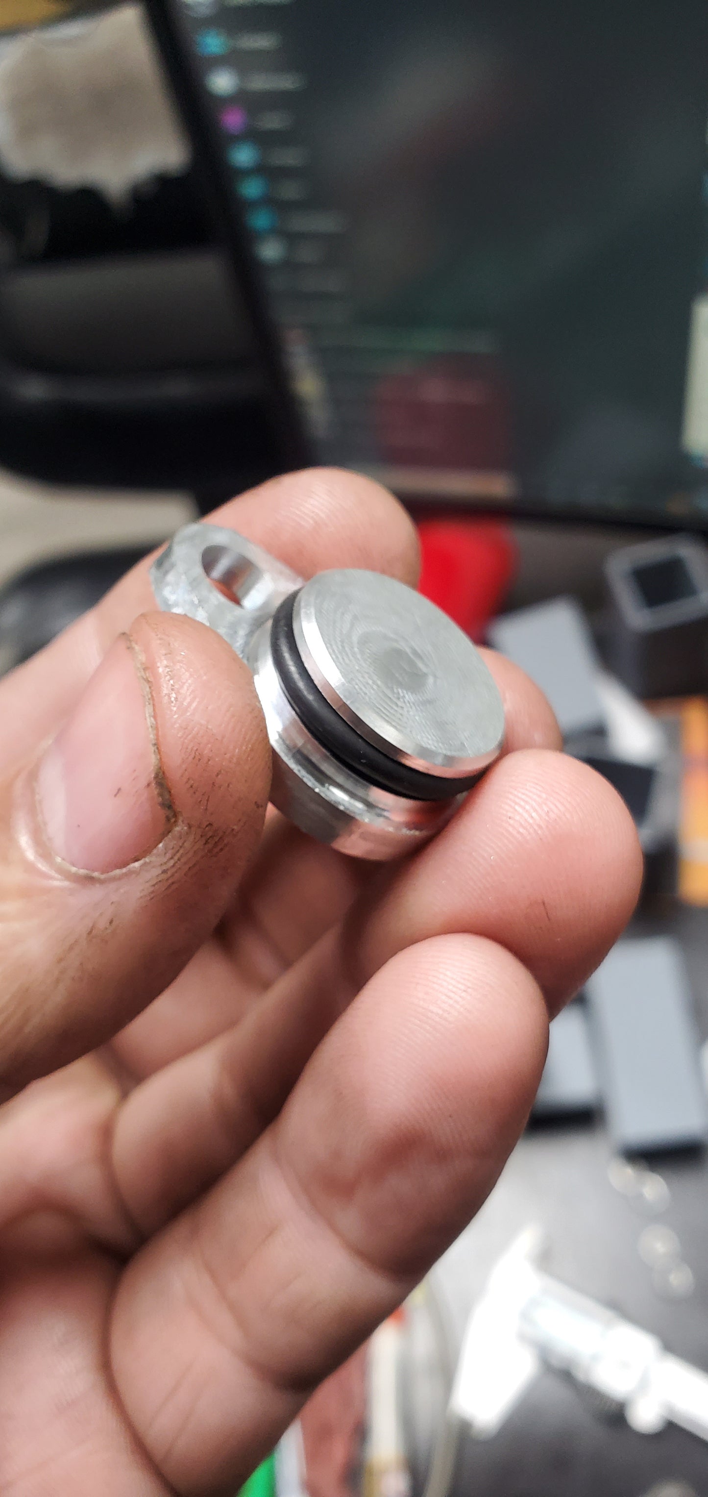 Audi 2.5L Billet Crankcase Plug